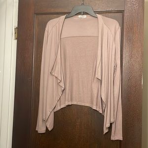 Women’s Tan Stretch Cardigan